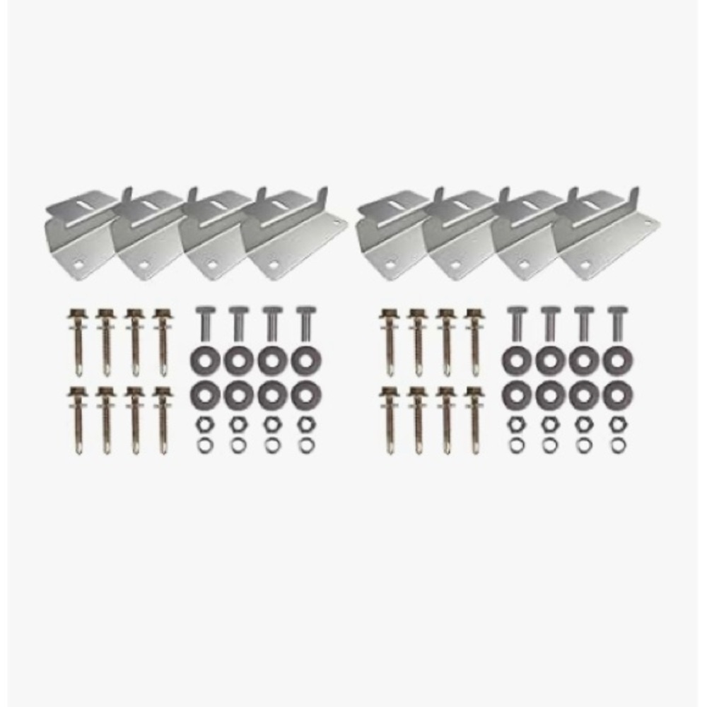 Renogy 2 Sets Solar Panel Mounting Z Brackets